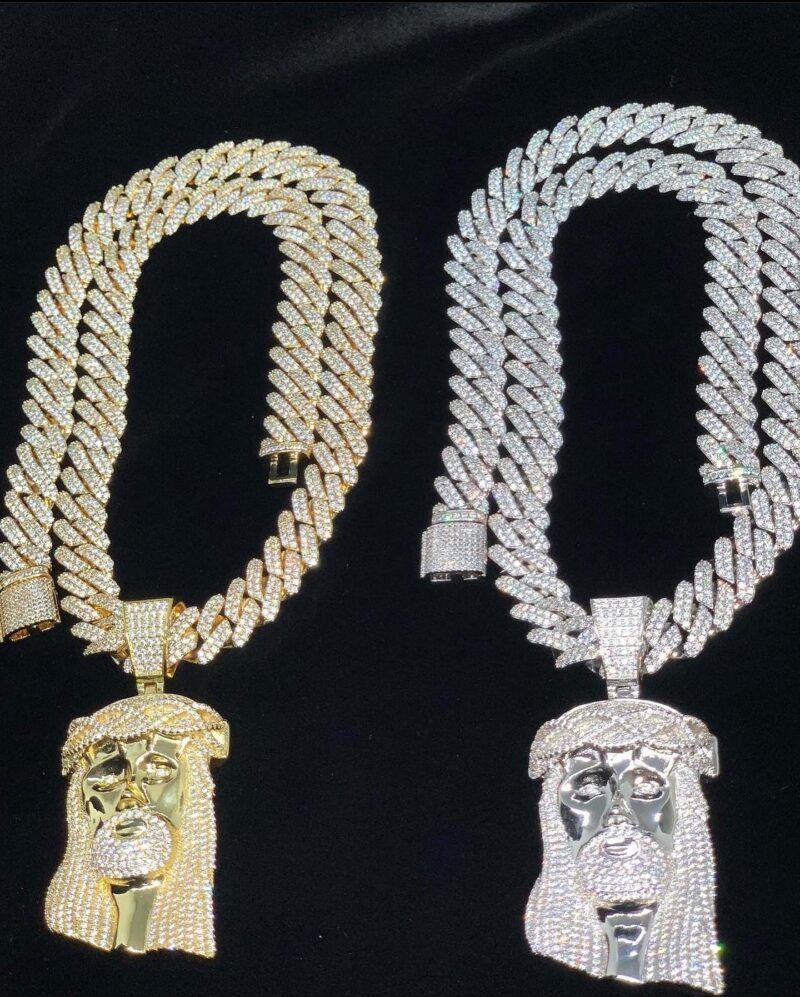 J pendant X cuban