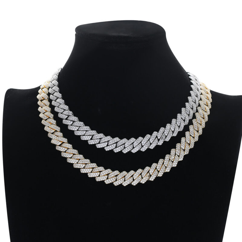 PRONG CUBAN LINK NECKLACE