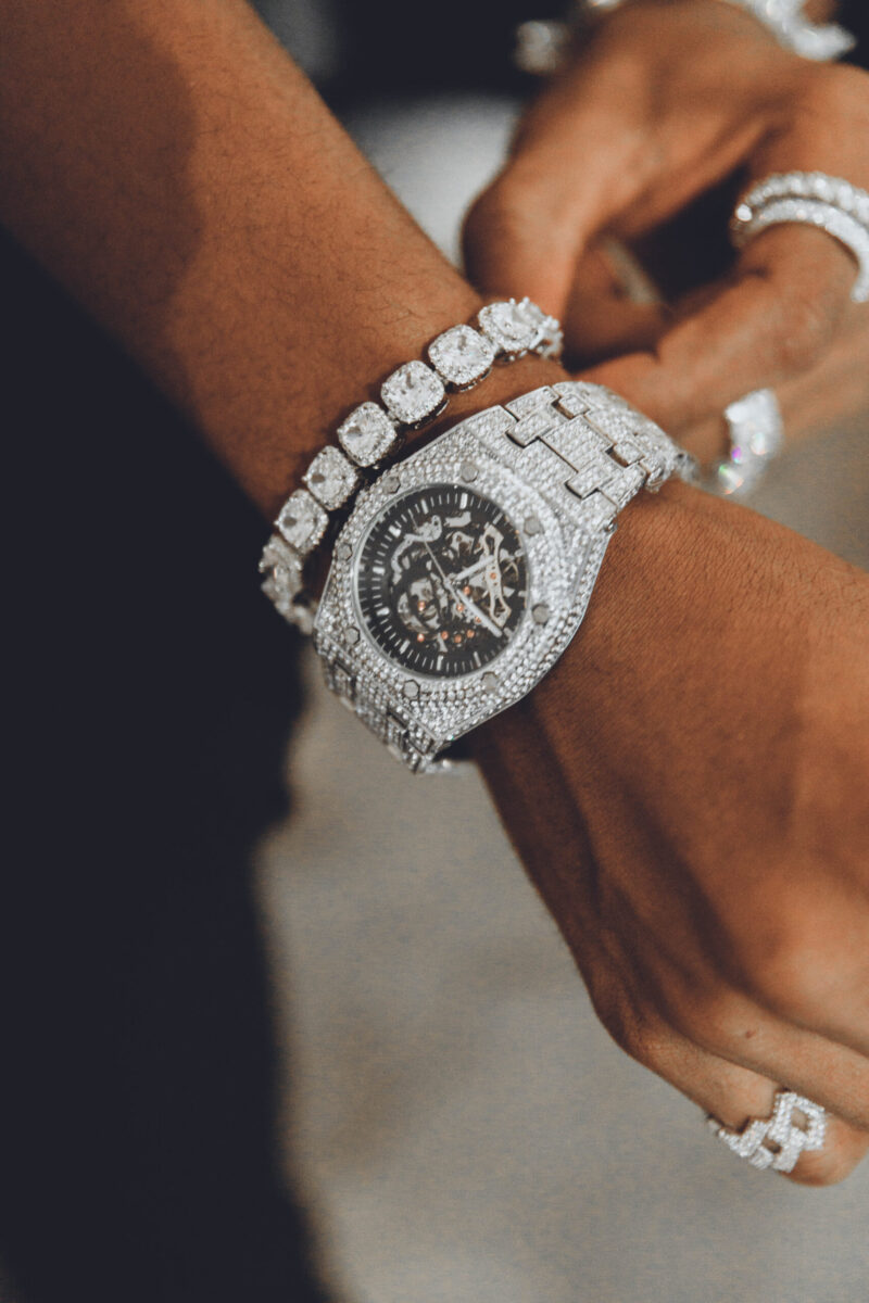 Luxe iced out Mechanical watch