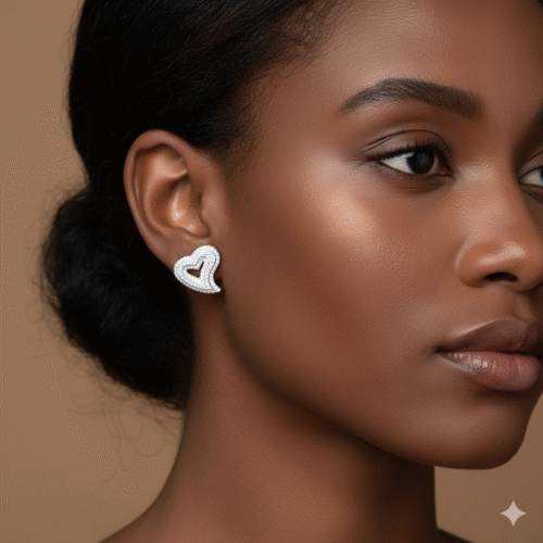 Love Earring Radiate timeless elegance durable stainless steel plated in either brilliant gold or classic silver hypoallergenic