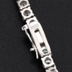 S925 Sterling Silver Moissanite Tennis Chain – Shop8th Jewelry Luxury S925 sterling silver tennis chain with premium moissanite stones, designed by Shop8th for maximum brilliance and timeless sophistication Shop8th S925 Moissanite Tennis Chain in sterling silver with brilliant moissanite stones